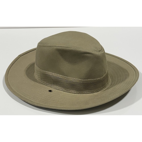 Dobbs Other - DOBBS - Safari Master Hat - 100% Cotton - Olive Khaki - Size Large